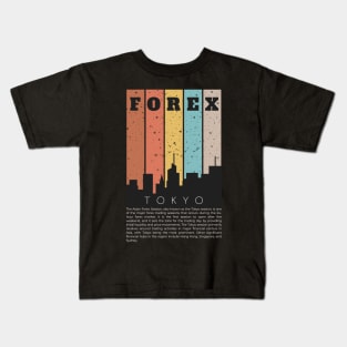 Forex Tokyo Skyline Kids T-Shirt